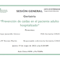 Prevención de caídas en el paciente adulto hospitalizado