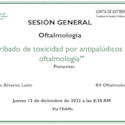 Cribado de toxicidad por antipaludicos en oftalmologia