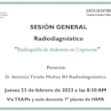  Radiografía de abdomen en Urgencias