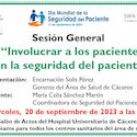 Involucrar a los pacientes  en la seguridad del paciente