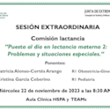 Puesta al día en lactancia materna 2: Problemas y situaciones especiales