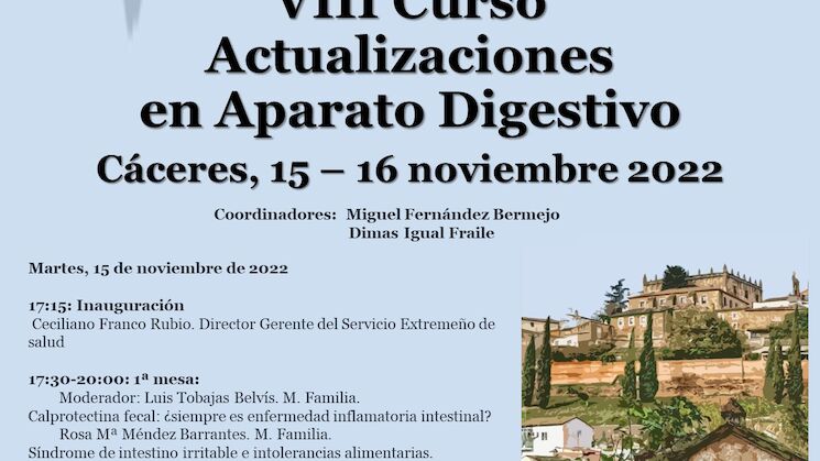 VIII curso de actualizaciones en Aparato Digestivo