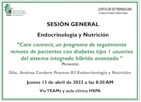 CARE CONNECT, UN PROGRAMA DE SEGUIMIENTO REMOTO DE PACIENTES CON DIABETES TIPO 1 USUARIOS DE SISTEMA INTEGRADO HÍBRIDO AVANZADO