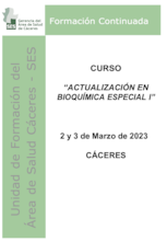 ACTUALIZACIÓN EN BIOQUÍMICA ESPECIAL I