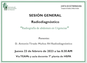  Radiografía de abdomen en Urgencias