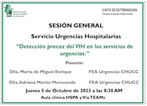 Detección precoz del VIH en los servicios de  urgencias