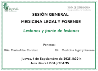 Lesiones y parte de lesiones
