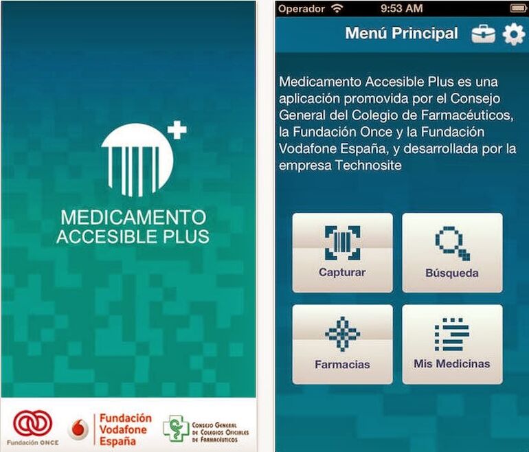 App de medicamentos para ciegos