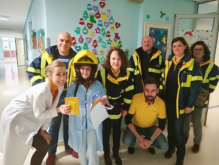 Correos visita a ls nis ingresados