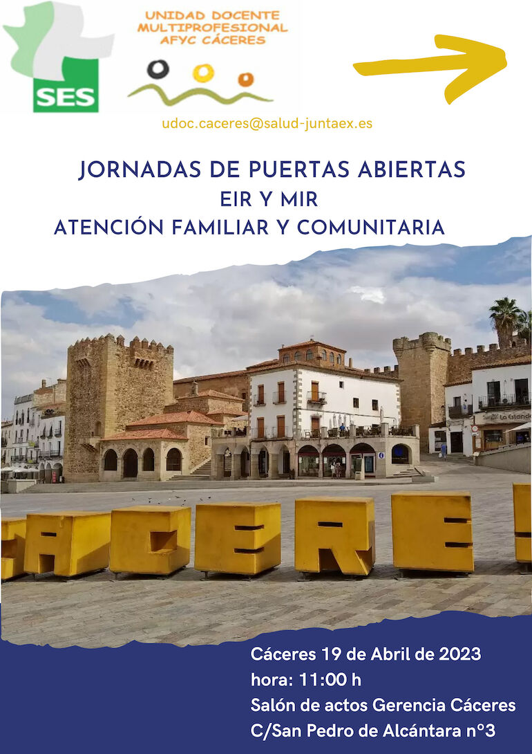 19042023 Jornadas de puertas abiertas EIR Y MIR Atencin Familiar y Comunitaria