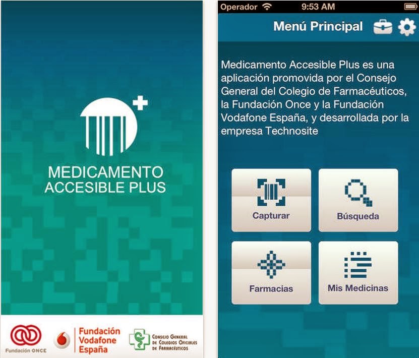 app medicamentos ciegos